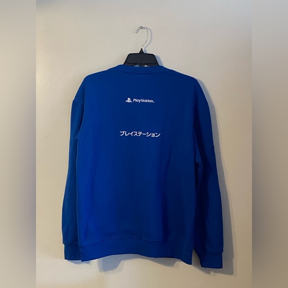 Streetwear H&M x PlayStation Blue Crewneck - Picture 2 of 8